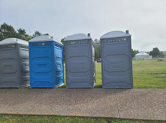 event restrooms offers a variety of portable restroom options including standard units, luxury units, and ada-compliant units